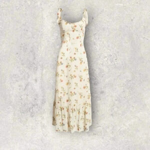 REFORMATION Nikita Floral Dress in Noemi Ivory B321